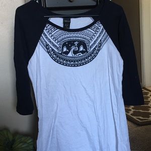 Moana print Baseball Tee